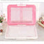 YES4PETS Medium Portable Dog Potty Training Tray Pet Puppy Toilet Trays Loo Pad Mat Pink