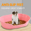 YES4PETS Pet Bed Small Plastic Dog Bedding Sleeping Resting Washable Basket Pink