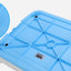 YES4PETS Medium Portable Dog Potty Training Tray Pet Puppy Toilet Trays Loo Pad Mat With Wall Blue