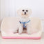 YES4PETS Medium Portable Dog Potty Training Tray Pet Puppy Toilet Trays Loo Pad Mat With Wall Pink