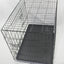 YES4PETS 24' Portable Foldable Dog Cat Rabbit Collapsible Crate Pet Cage with Blue Cover Mat