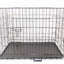 YES4PETS 24' Portable Foldable Dog Cat Rabbit Collapsible Crate Pet Cage with Blue Cover Mat