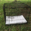 YES4PETS 24' Collapsible Metal Dog Crate Puppy Cage Cat Carrier With Mat