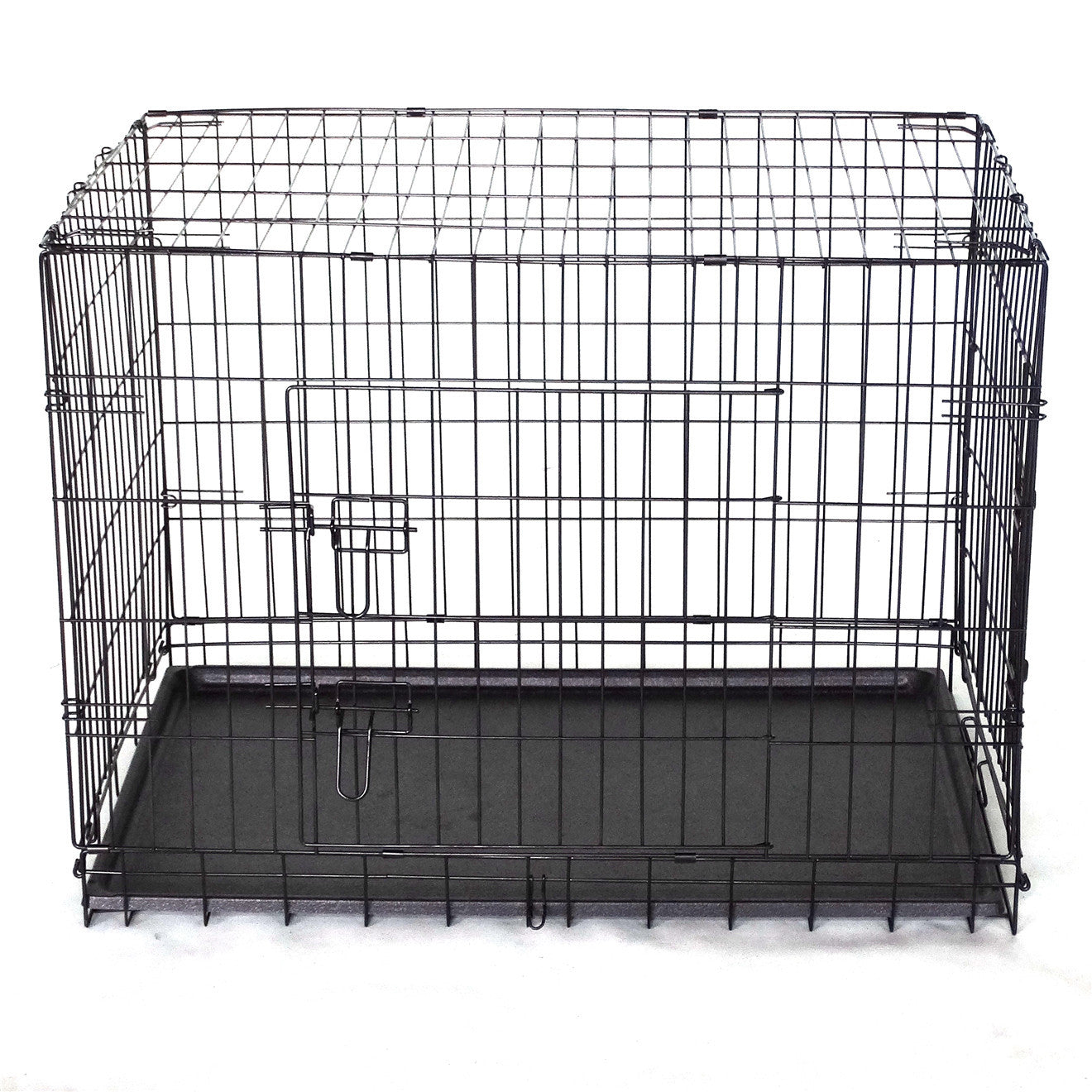 YES4PETS 30' Collapsible Metal Dog Rabbit Crate Cage Cat Carrier With Divider