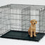 YES4PETS 30' Collapsible Metal Dog Rabbit Crate Cage Cat Carrier With Divider