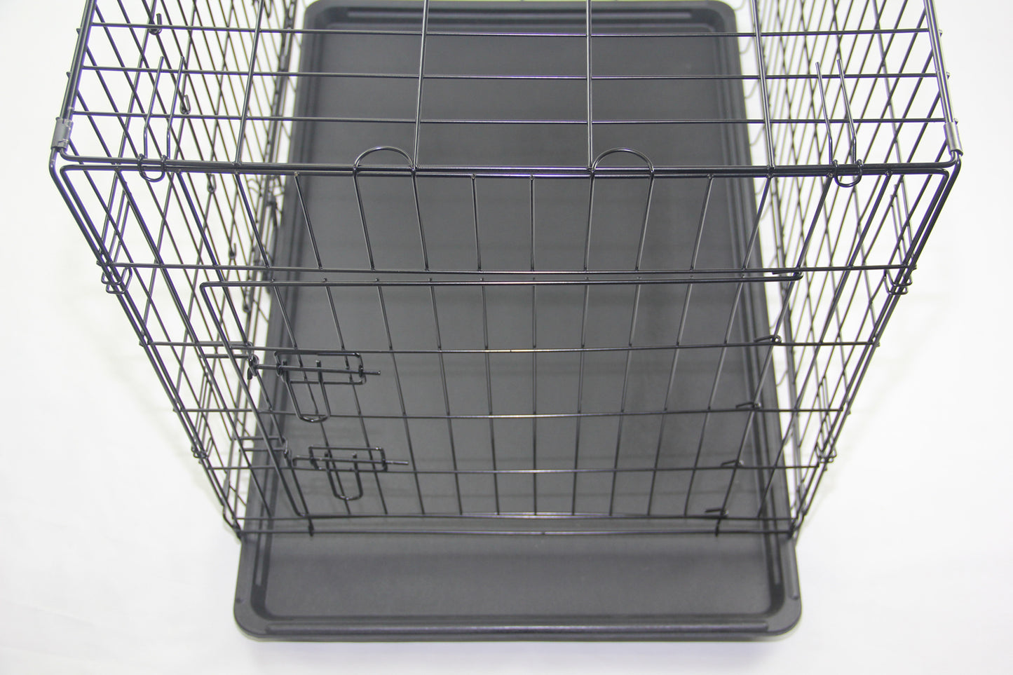 36' Portable Foldable Dog Cat Rabbit Collapsible Crate Pet Cage with Cover Blue