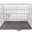 36' Portable Foldable Dog Cat Rabbit Collapsible Crate Pet Cage with Cover Mat Blue