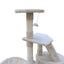 YES4PETS 120 cm Multi level Cat Kitten Scratching Post Tree-Beige