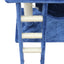 YES4PETS 140 cm Cat Kitten Scratching Post Tree W ladder & Hammock-Blue