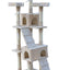 YES4PETS 170cm Cat Scratching Post Tree Post House Tower with Ladder Furniture Beige