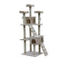 YES4PETS 180 cm Cat Kitten Scratching Post Tree W ladder-Beige