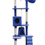 YES4PETS 193cm Cat Scratching Tree Post Sisal Pole Scratching Post Scratcher Tower Condo Blue