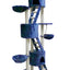 YES4PETS 244 cm XL Multi Level Cat Scratching Post Tree Scratcher Pole- Blue