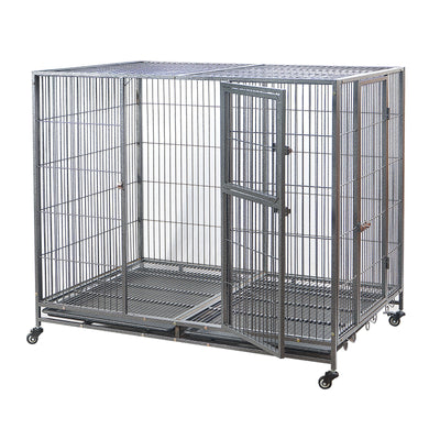 YES4PETS XXL Pet Dog Cat Cage Metal Crate Kennel Portable Puppy Cat Rabbit House