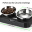 YES4PETS Stainless Steel Pet Bowl Water Bowls Portable Anti Slip Skid Feeder Dog Rabbit Cat