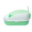 YES4PETS Medium Portable Cat Toilet Litter Box Tray with Scoop Green