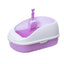 YES4PETS Medium Portable Cat Toilet Litter Box Tray with Scoop Purple