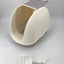 YES4PETS Portable Hooded Cat Toilet Litter Box Tray House with Scoop and Grid Tray White