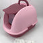 YES4PETS XL Portable Hooded Cat Toilet Litter Box Tray House with Charcoal Filter and Scoop Pink