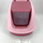 YES4PETS XL Portable Hooded Cat Toilet Litter Box Tray House with Charcoal Filter and Scoop Pink