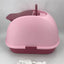 YES4PETS XL Portable Hooded Cat Toilet Litter Box Tray House with Charcoal Filter and Scoop Pink