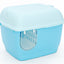 YES4PETS XL Portable Hooded Cat Toilet Litter Box Tray House with Handle and Scoop Blue