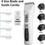 YES4PETS Pet Electric Dog Pet Clipper Kit Blade Set Cat Animal Hair Grooming Cordless White