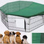 YES4PETS 36' Dog Rabbit Playpen Exercise Puppy Cat Enclosure Fence With Cover