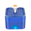 YES4PETS Automatic Electric Pet Water Fountain Dog Cat Water Feeder Bowl Dispenser W LED Blue