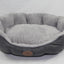 YES4PETS Blue / Grey Washable Fleece  Soft Pet Dog Puppy Cat Bed-Large