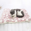 L Size Puppy Dog Cat Cushion Mattress Blanket Bed Soft Warm Pad Winter Kennel House - Navy Cat