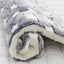 L Size Puppy Dog Cat Cushion Mattress Blanket Bed Soft Warm Pad Winter Kennel House - Blue Whitestar