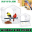 Clear Acrylic Window Bird Feeder with Strong Suction Cups and Removable Seed Tray