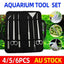 Stainless Steel Aquarium Tool Set Tweezers Scissors Spatula Kit 4 5 6PCS - 5PCS Tool + Bag