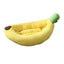 Cute Banana Shape Pet Bed Winter Warm Dog Cat Kennel Cozy Pet Cartoon Bed Mat - S