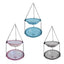 Outdoor Hanging Bird Feeder Bath Garden Patio Decoration for Attracting Birds - Purple