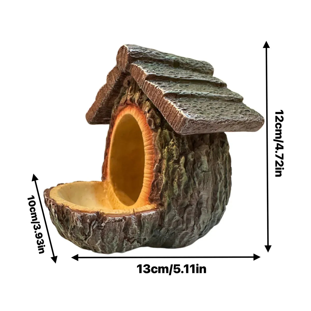 Bird Nest Bird Feeder Outdoor Garden Resin for Birds Backyard Patio Decor