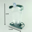 Clear Plastic Automatic Bird Feeder Suspended Suction Cup Feeder with Cover
