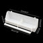 Bird Food Feeder Trough Box Water Bowl Container Cage Accessories Easy Install