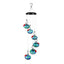 Hanging Hummingbird Feeder Outdoor Garden Nectar Dispenser Attracting Birds - Red Blue