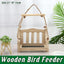Outdoor Hanging Wooden Bird Feeder Garden Wild Bird Feeding Station House