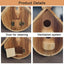 Hanging Wooden Birdhouse Outdoor Bird Shelter for Garden Backyard Decoration
