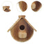Hanging Wooden Birdhouse Outdoor Bird Shelter for Garden Backyard Decoration
