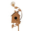 Birdhouse Garden Stakes Outdoor Yard Ornaments for Lawn and Garden Decoration - D