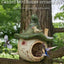 Cartoon Hanging Birdhouse Cozy Nest Resin Garden Outdoor Tree Patio Decor