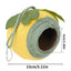 Bird Nest Parrot Nest Coconut Shell Braided Twine Colourful Cage Hanging Bed - White-Green-Screw Model
