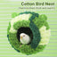 Hanging Warm Cotton Nest Hammock Cozy Bed for Parrots and Other Bird Species - Pink