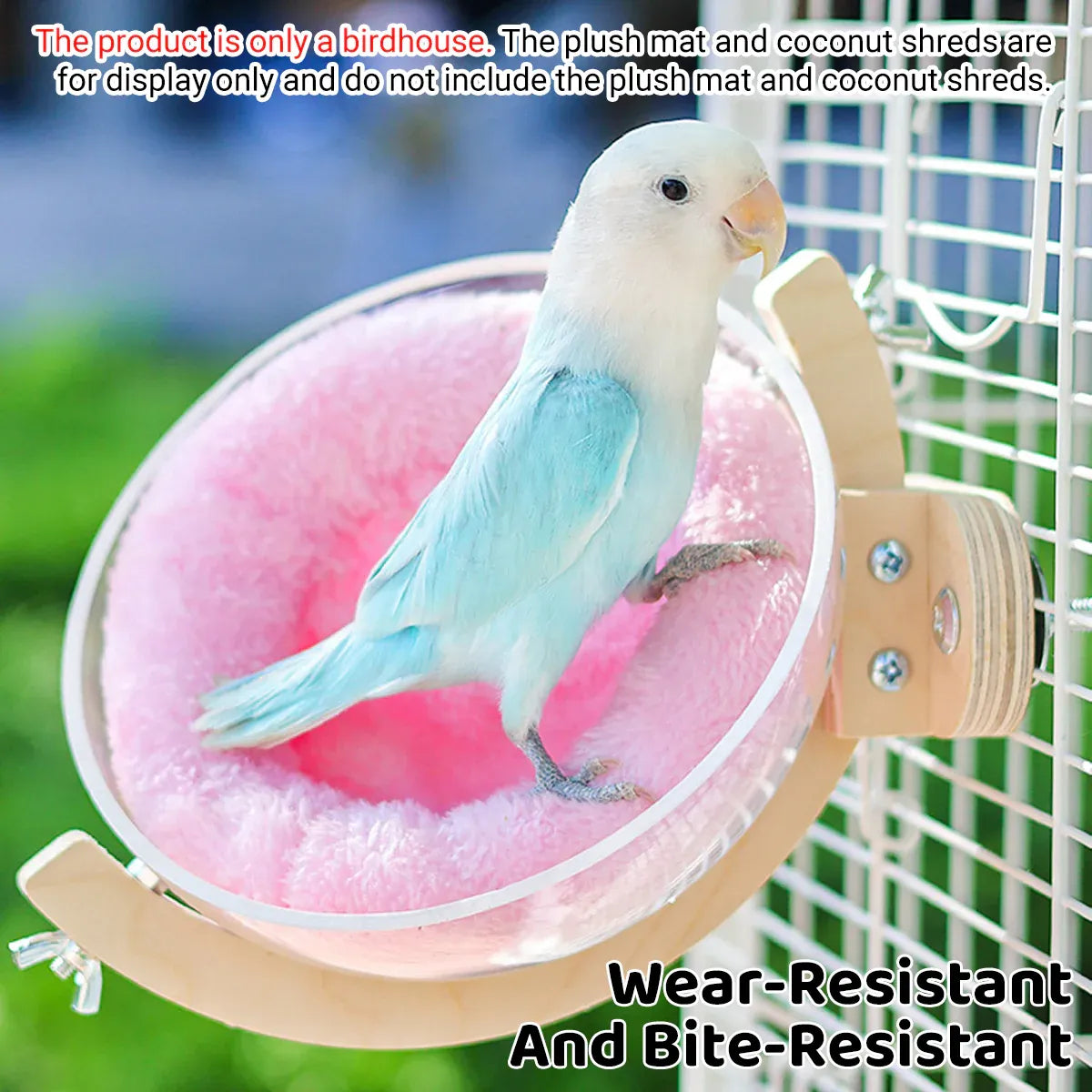 Parrot Rest Bird Nest Breathable for Small Parrots Comfortable Washable Durable - Swing Style