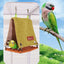 Summer Bird Nest Parrot House Rattan Like Woven Bird Home Breathable Durable