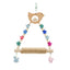 Colorful Parrot Swing Bird Perch Stand Stick Play Toy For Small Medium Parrots